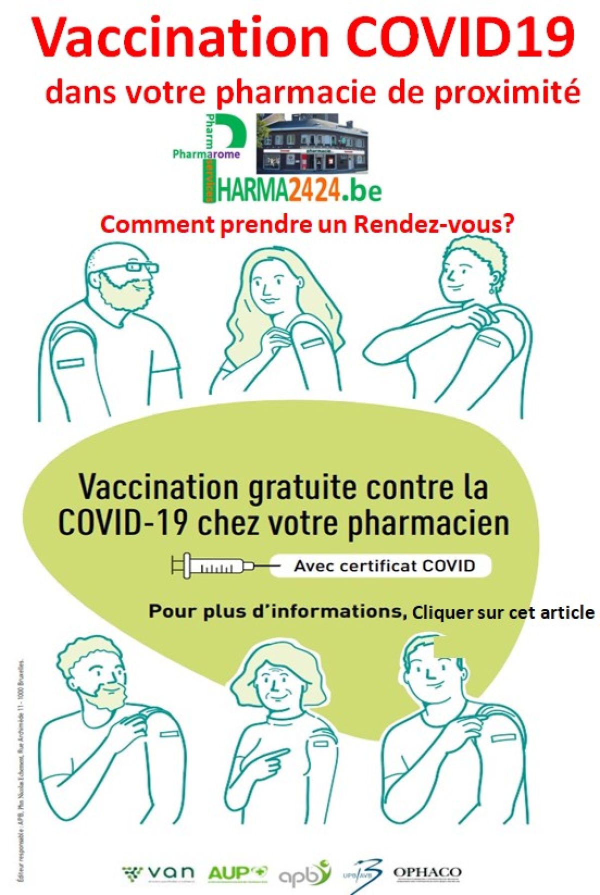 Vaccination COVID 19 dans votre pharmacie