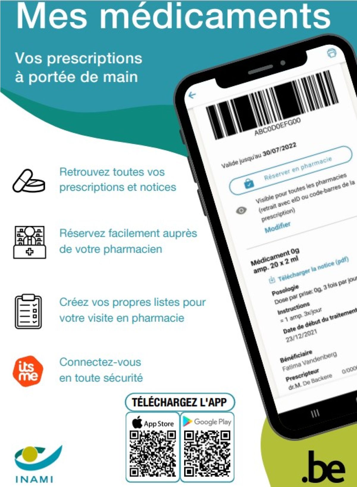 Retrouver vos ordonnances en ligne