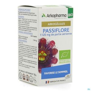 ARKOGELULES PASSIFLORE BIO CAPS 45 NF