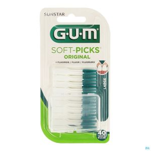 Gum Softpicks Plast-ctc Fluor Origin. Large 40 634