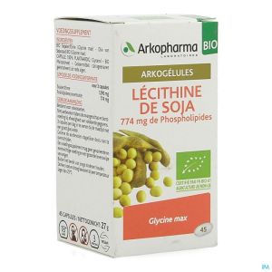 ARKOGELULES LECITHIN SOJA BIO CAPS 45