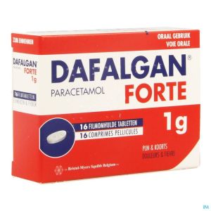 Dafalgan Forte 1g Impexeco Comp Pell 16 X 1g Pip