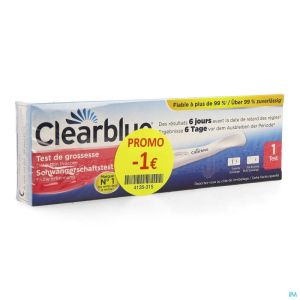 Clearblue Test Grossesse Early 1 Promo -1€