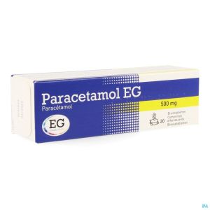 Paracetamol Eg 500mg Comp Eff. 20x500mg