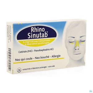 Rhinosinutab 120mg/5mg Liberation Prolonge 14