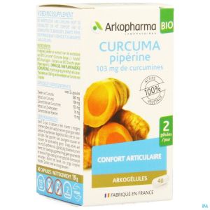 ARKOGELULES CURCUMA BIO CAPS 40