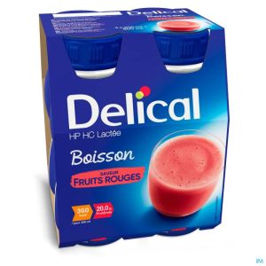 Delical Hphc 360 Fruits Rouges 4x200ml