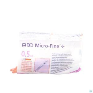 Bd Microfine+ Ser.ins. 0,5ml 30g 8,0mm 10 324825