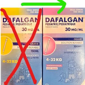 Dafalgan Pediatrie 30mg/ml Sol Buv. 150ml