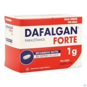 Dafalgan Forte 1g Impexeco Comp Pell 32 X 1g Pip