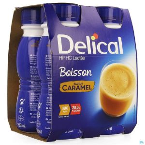 Delical Boisson Lactee Hp-hccaramel 4x200ml