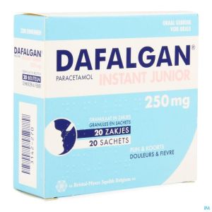 Dafalgan Instant Junior Gran Sach 20 X 250mg