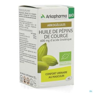 ARKOGELULES HUILE PEPINS COURGE BIO CAPS 60