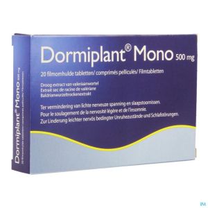 Dormiplant Mono 500 mg 20 comprimés