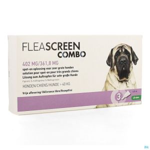 Fleascreen Combo 402mg/361,8mg Spot On Chien Pip.3