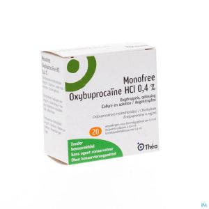 Monofree Oxybuprocaine Ud 20x0,4ml