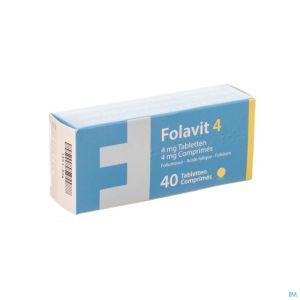 Folavit 4 4mg Comp 40 X 4mg