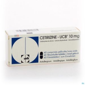 Cetirizine Ucb Comp Pel. 40 X 10mg