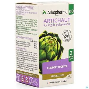 ARKOGELULES ARTICHAUT BIO CAPS 40