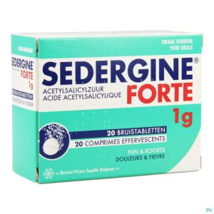 Sedergine Forte Eff 1g Tabl 20