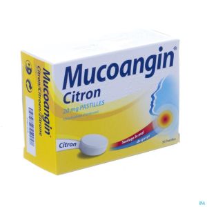 Mucoangin Citron Past A Sucer 30x20mg