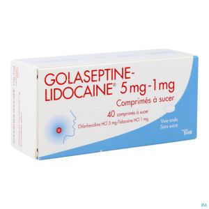 Golaseptine Lidocaine Comp A Sucer 40