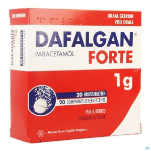 Dafalgan Forte 1g Impexeco Comp Eff 20 X 1g Pip