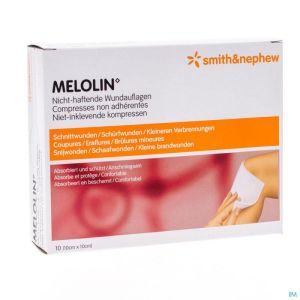 Melolin Cp Ster 10x10cm 10 66030261