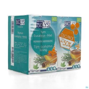 Biolys Thym-eucalyptus-miel Bio Duo Sach 2x24