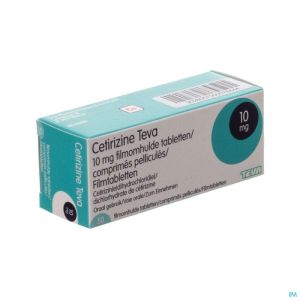 Cetirizine Teva 10 Mg Comp Pell 50