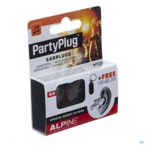 Alpine Party Plug Bouch. Oreille Transp. New 1p