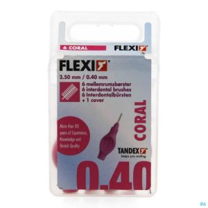 Flexi Fuchsia Brossette Micro Fine Interdentaire 6