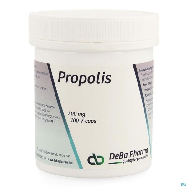 PROPOLIS CAPS 100X500MG DEBA