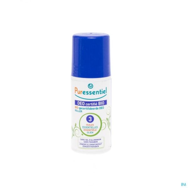 Puressentiel Deo Bille Bio 3 Huiles Ess. 50ml