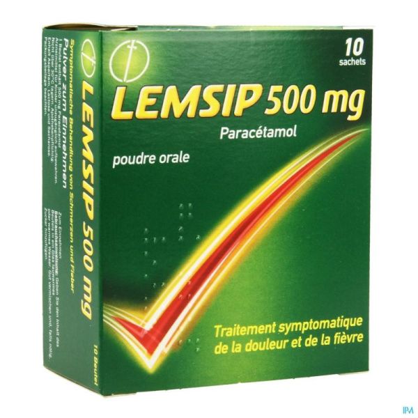 Lemsip Lemon 500 Sach Zakjes 10