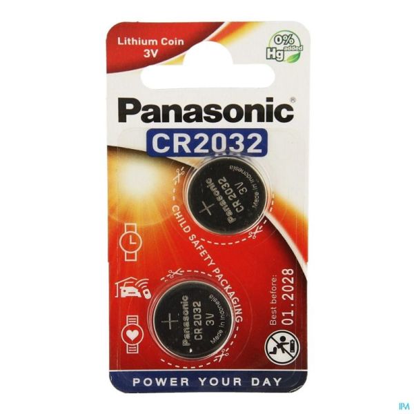 Panasonic Batterie Cr2032 3v 2