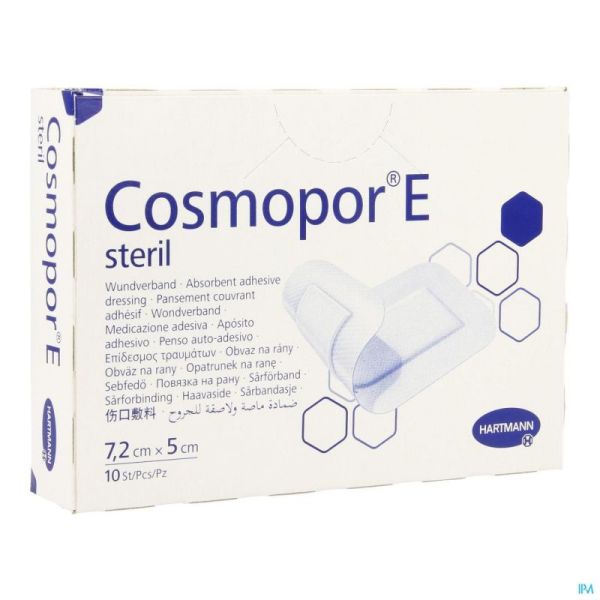 Cosmopor E Latexfree 7,2x5cm 10 P/s