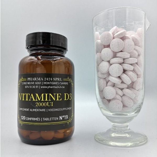 N19 VITAMINE D 3 en 2000UI 120 comp