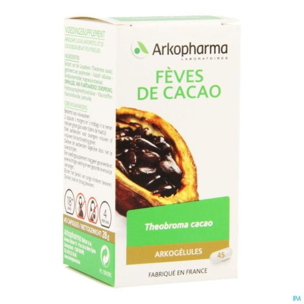 Arkogelules Feves De Cacao Vegetal 45