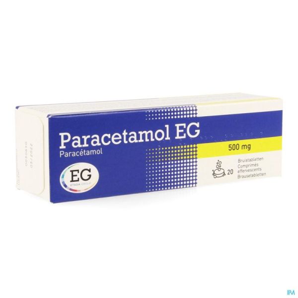 Paracetamol Eg 500mg Comp Eff. 20x500mg