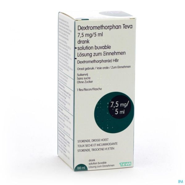 Dextromethorphan Teva Sol Per Os 180ml