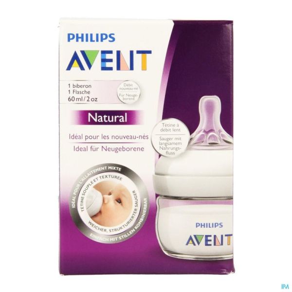 Tétine biberon Philips Avent Natural SCF045 - Tétine à débit