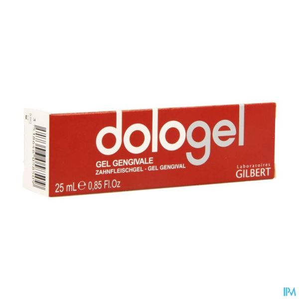 DOLOGEL 1E DENT GEL GINGIVAL APAISANT TUBE 25ML