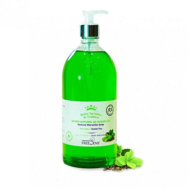 Freesens Savon Liq Marseille The Vert Pompe 1l