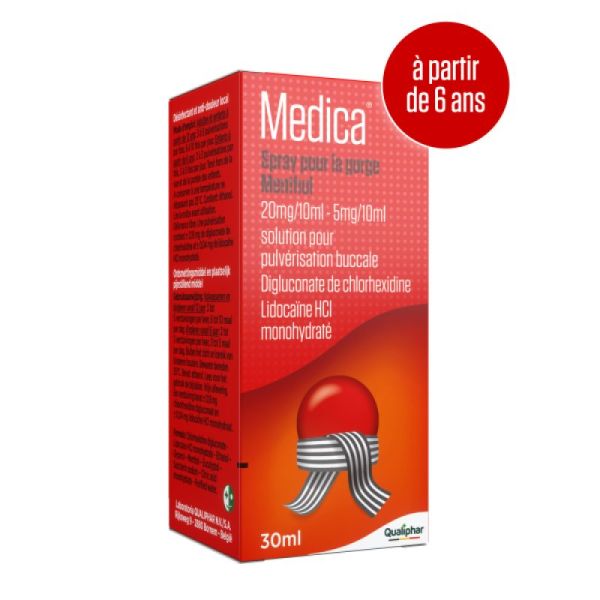 Medica Spray Pour La Gorge Menthol 30ml