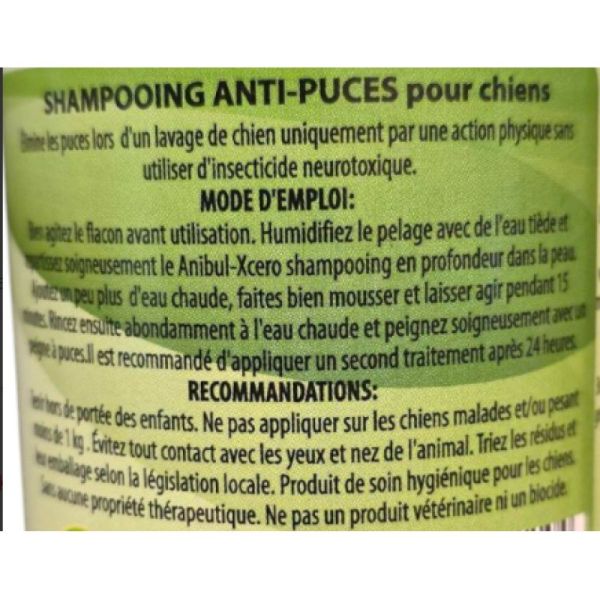 Anibul Xcero Shampoing A/puces Fl 200ml