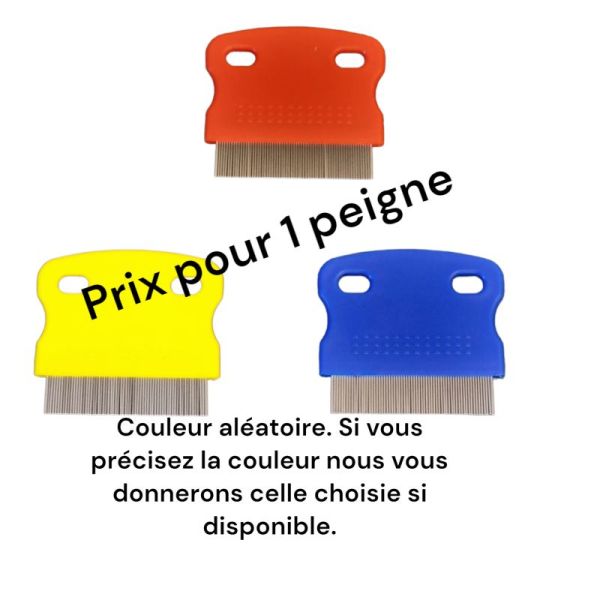 Peigne Poux Fin Metal Ju2172