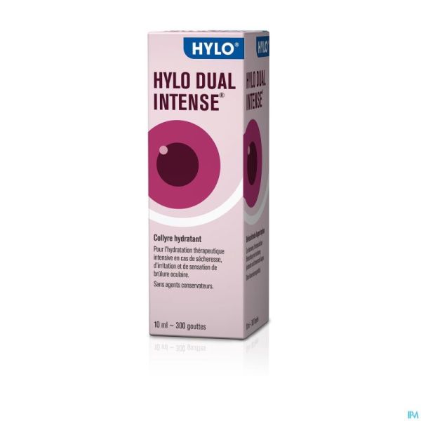 HYLO DUAL INTENSE GUTT OCULAIRES 10ML