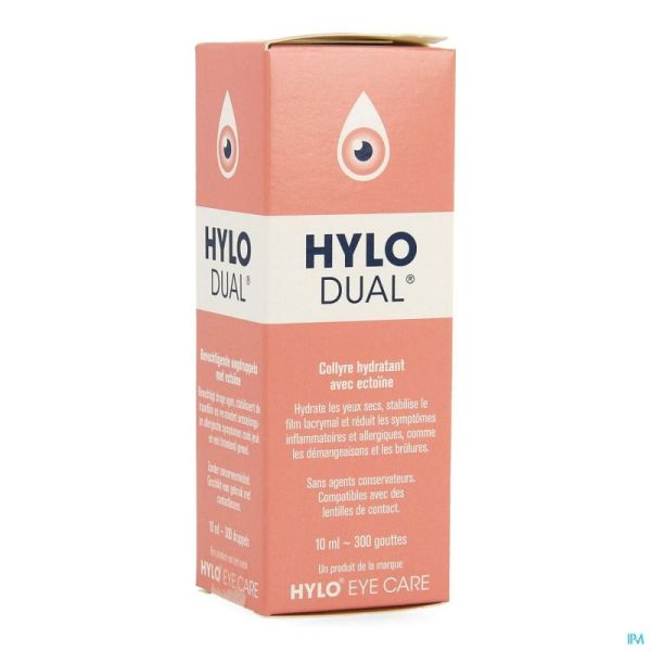 Hylo-dual Gutt Oculaires 10ml