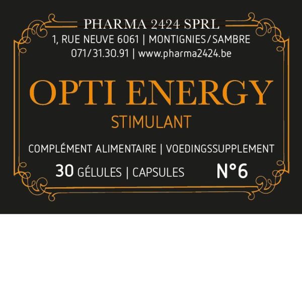 N6 OPTI ENERERGY STIMULANT :GINSENG-GUARANA-GELEE ROYALE 30GEL